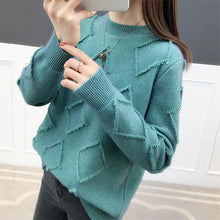 Load image into Gallery viewer, TIGENA Women Sweaters And Pullovers 2019 Autumn Winter Long Sleeve Knitted Warm Loose Sweater Female Jumper Ladies