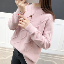 Load image into Gallery viewer, TIGENA Women Sweaters And Pullovers 2019 Autumn Winter Long Sleeve Knitted Warm Loose Sweater Female Jumper Ladies