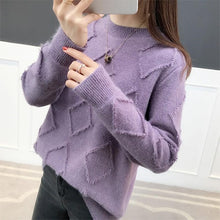 Load image into Gallery viewer, TIGENA Women Sweaters And Pullovers 2019 Autumn Winter Long Sleeve Knitted Warm Loose Sweater Female Jumper Ladies