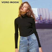 Load image into Gallery viewer, Vero Moda Fall 100% Wool Slim Fit Minimalist Knitted Base turtleneck Knitted Sweater women | 318324522