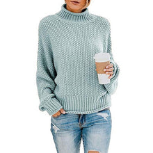 Load image into Gallery viewer, Bonjean Knitted Tops Jumper Autumn Winter Casual Pullovers Sweaters Women Thick Women Long Sleeve Big Loose Sweater Girls