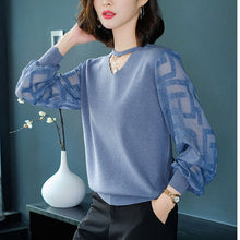 Load image into Gallery viewer, Women Spring Thin Pullovers Tops Fashion Knitted Summer 2019 Causal Knitting Long Sleeve Pull Ladies Knitwear Jumper Pull Female
