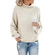 Load image into Gallery viewer, Pullovers Knitted turtleneck sweater women fall winter 2019 new fashion clothes long sleeve office ladies casual elegant sweater
