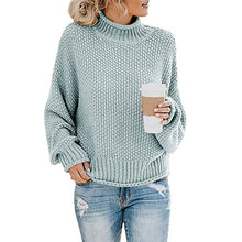 Load image into Gallery viewer, Pullovers Knitted turtleneck sweater women fall winter 2019 new fashion clothes long sleeve office ladies casual elegant sweater
