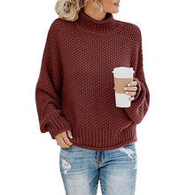 Load image into Gallery viewer, Bonjean Knitted Tops Jumper Autumn Winter Casual Pullovers Sweaters Women Thick Women Long Sleeve Big Loose Sweater Girls
