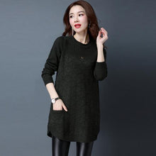 Load image into Gallery viewer, Loose sweaters for women 2019 spring autumn Bottoming shirt pullover sweaters winter Plus size 4XL Knit female outerwear A1135
