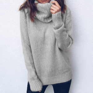 Pullover Sweater Women Jumper Clothing Turtleneck Sweater Female Jumper Pull Top Women Thick Winter Oversized Knitted Sweaters