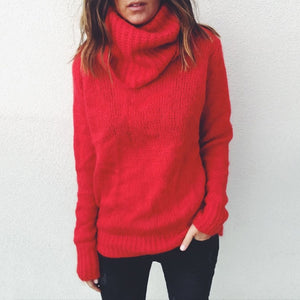 Pullover Sweater Women Jumper Clothing Turtleneck Sweater Female Jumper Pull Top Women Thick Winter Oversized Knitted Sweaters